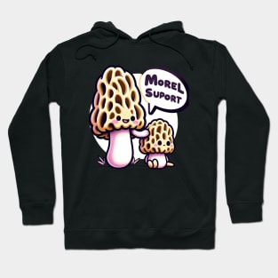 Morel Mushroom Hunter Gift, Morel Support, Humor Pun Mycologist Hoodie